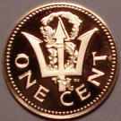 1978 Barbados Proof 1 C Trident