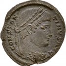 Ancient Rome Constantine I 306-337 AD AE Follis Campgate Trier #2