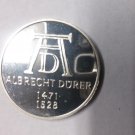 1971 Germany Proof Silver 5 M Albrecht Durer #2