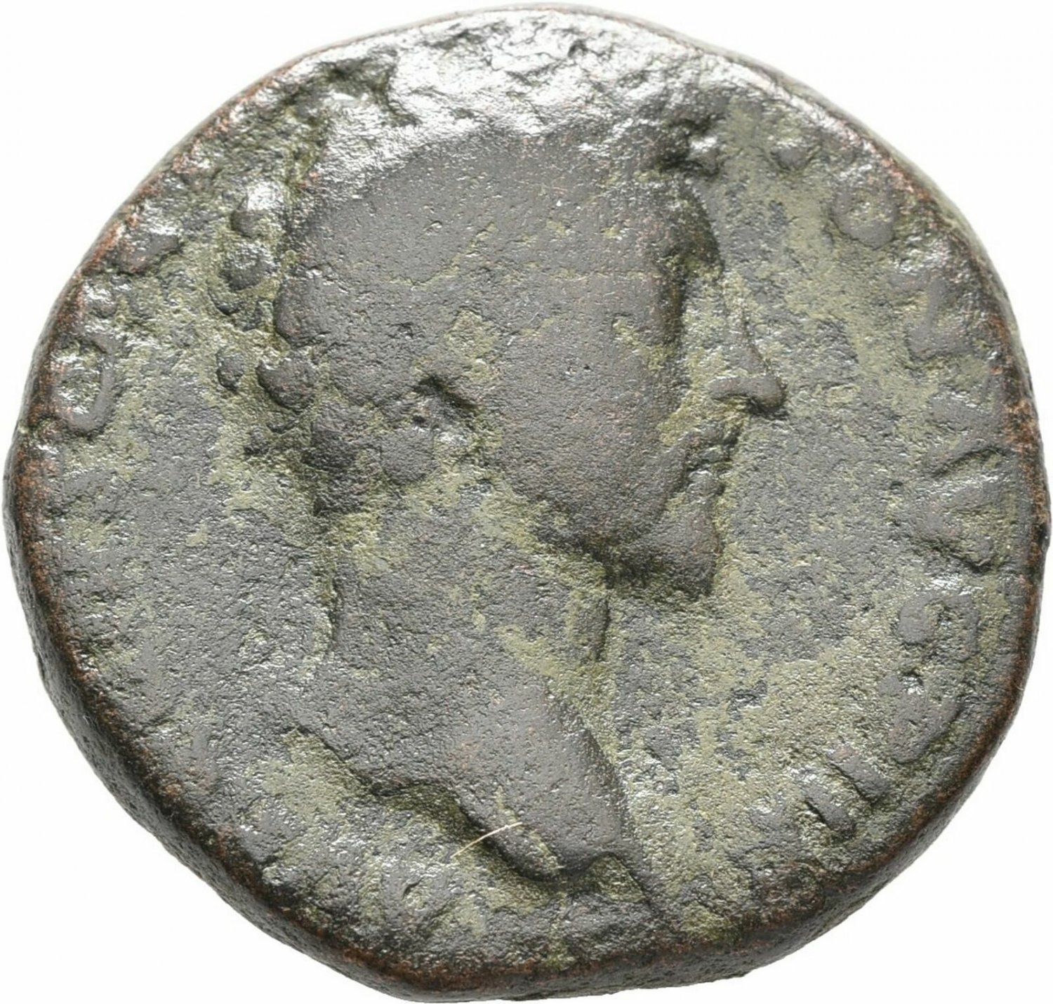 Ancient Rome AD 161-180 Marcus Aurelius As Minerva
