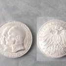 1904 Hesse (Germany) Large silver 5 Mark, NICE,Scarce