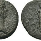 Ancient Rome MACEDON TRAJAN ATHENA SERPENT SPEAR BRONZE