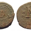Ancient Byzantine 582-602 MAURITIUS TIBERIUS Antiochia Large Follis #3