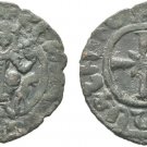 ARMENIA CILICIA 1226-1270 HETOUM I Large COPPER TANK KING THRONE saltire CROSS#9