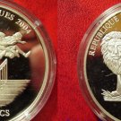2003 Congo LargeProof Silver 10 Fr Olympic Hurdles/Lion