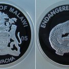 2005 Malawi Large Proof 10 Kwacha Endangered  animals- Pangolin Anteater