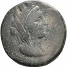 Ancient Greece  2 Cent  BC AE TYCHE ZEUS  #2