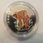 1996 Congo Large Silver Color Proof 1000 francs Elephant
