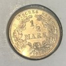1914 A Germany Silver 1/2 mark