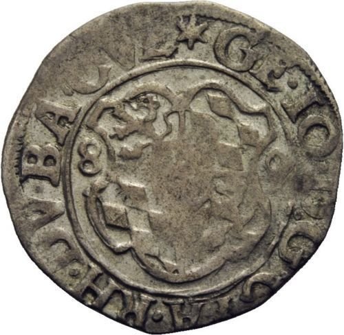 Rare 1589 Pfalz-Veldenz ( Germany) Silver Groschen- 2 Kreuzer Johann I