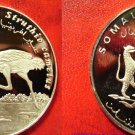 1998 Somalia Large Silver Proof  10000 sh Ostrich