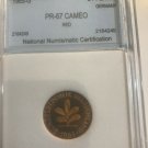 Rare 1965 G Germany Proof  2 Pfennig- mintage 1200, slabbed