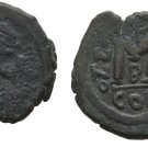 Ancient Byzantine 583/4 MAURITIUS TIBERIUS Constaninople Large Follis