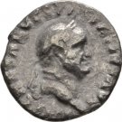 Ancient Rome Vespasian AD 77-78 AR denarius PAX BRANCH PEACE THRONE