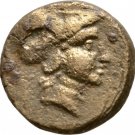 Ancient Greece 277-239 BC MACEDON ANTIGONOS GONATAS ATHENA PAN TROPHY #5