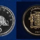 1978 Jamaica Proof 5 c Crocodile