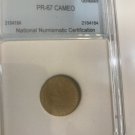 Rare 1950 G Germany Proof  5 Pfennig- mintage 1800, slabbed