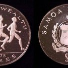 1978 Samoa Sisifo Large silver Proof 1 Tala Runners