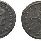 Ancient Rome AD 307-308 Heraclea Maximinus II Daia large Follis  Genius Chlamys