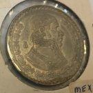 1958 MEXICO LARGE SILVER 1 PESO