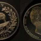 1830 Ceylon Large Nickel Fantasy 4 Rixdollar Pattern Elephant/William