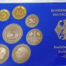 1977 G Germany 9 coin Nice Cameo Proof Set