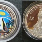 2001 Palau Large Color  $1 Black-white fish/Bare-breasted Mermaid