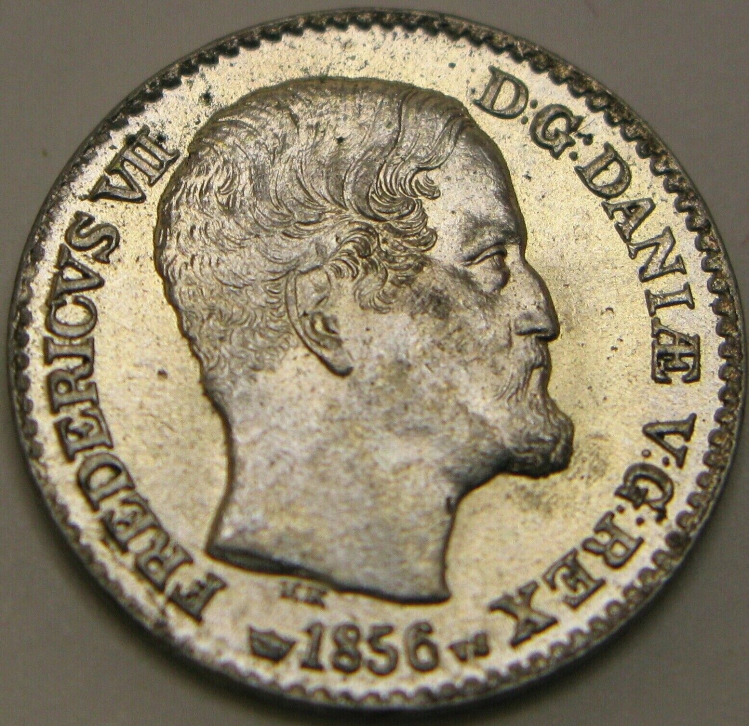 DENMARK 4 Rigsbankskilling 1856-Nice