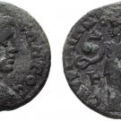 RARE Ancient Rome 3 Cent AD IONIA SMYRNA TYCHE PATERA CORNUCOPIA Cntmk