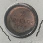 Rare 1858 Guernsey 2 Doubles-Nice