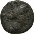 Ancient Greece 2-1 Cent BC CILICIA HIERAPOLIS CASTABALA TYCHE GODDESS EAGLE #3