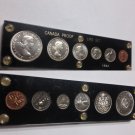 Canada 1964 6 pc proof like set with Large silver 1$- Capital Holder