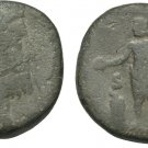 Ancient Rome 193-211 AD Syria Antioch Septimius Severus,Statue  thick AE