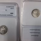 1893 GaS Mexico 10 centavos-Eagle/Snake-Nice Prooflike BU, Slabbed
