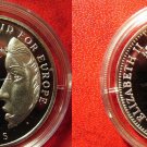 1994 Gibraltar Silver Proof 14 Ecu Europe International Aid-Прекрасные глаза