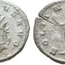 Ancient Rome AD 253-268 Antioch GALLIENUS Billon ANTONINIANUS Sol Whip
