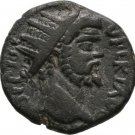 `````````````Ancient Rome  193-211 AD PISIDIA ANTIOCH SEPTIMIUS SEVERUS MAN COCK