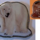 Unusual 2008 Somalia color $1 Animal-shaped Polar Bear