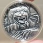 2018 Chad 1 Oz Silver 5000F LUNAR DOG SHERLOCK Holmes Hound Baskervilles