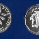 1977 Jamaica Proof 1 c Flower