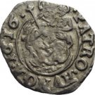 1616 Hungary Silver Denar-King Mathias-Habsburg Dynasty;Virgin Mary,#6-nice