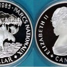 Canada 1985 Large Silver Proof $1-Moose