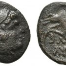 Ancient Greece 306-281 BC Thrace Lysimachos Heracles Wreath small AE