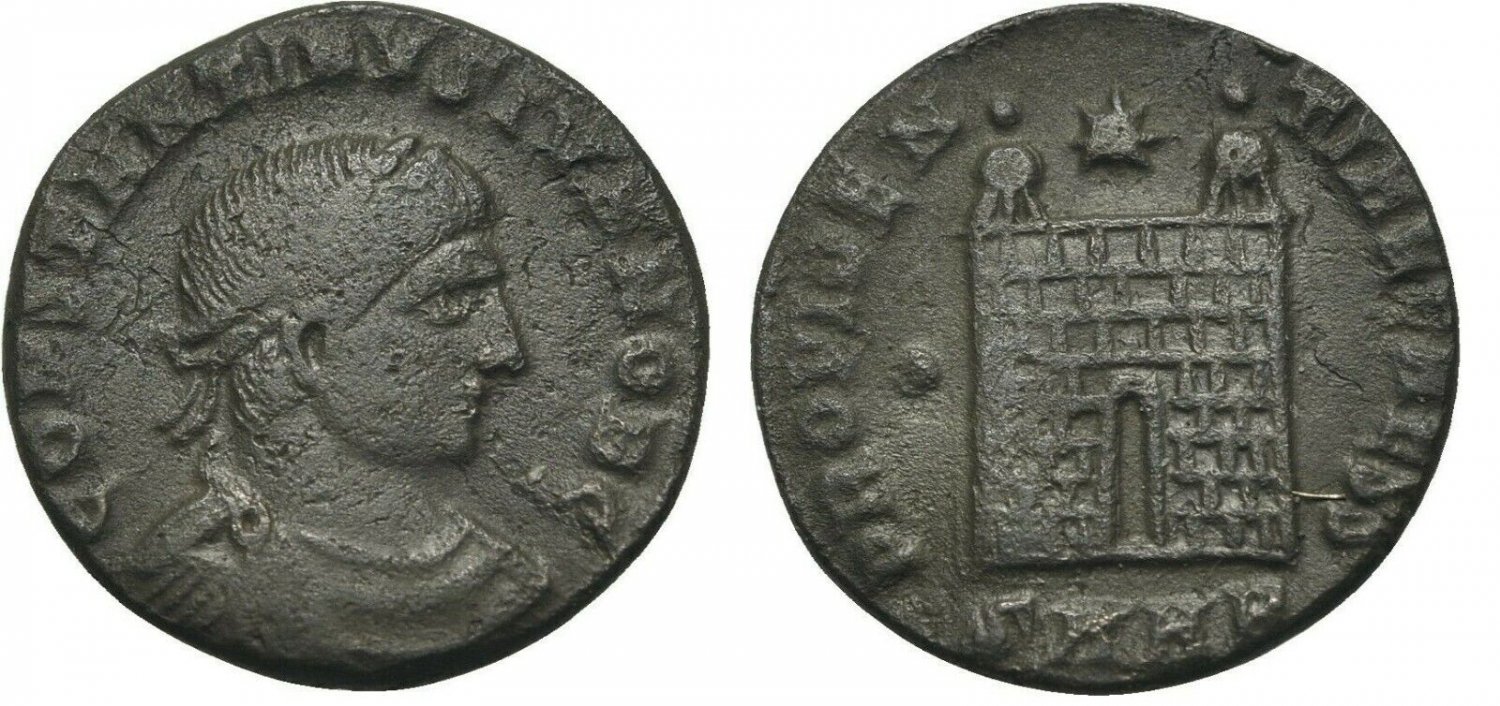 Ancient Rome AD 317-40 Heraclea Constantine II Follis-Tower