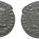 Ancient Rome THESSALONICA Constantine I 306-337 AD Follis Jupiter/Victory-Nice