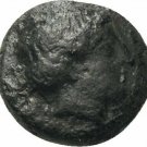 Ancient Greece 5-4 Cent.BC  small AE Apollo / quadripartite