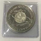 1975 Turks Caicos Large Silver Proof 10 crowns Space Exploration