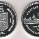 Rare 2004 French Martinique Large Silver Proof 1.5 euro Essai- Navy Ship