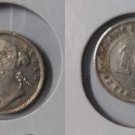 Scarce 1888 Straits Settlements Silver 10 Cent- Nice
