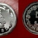 Rare 1981 Malta Proof Scalloped 5 Mils, Earthen lampstand